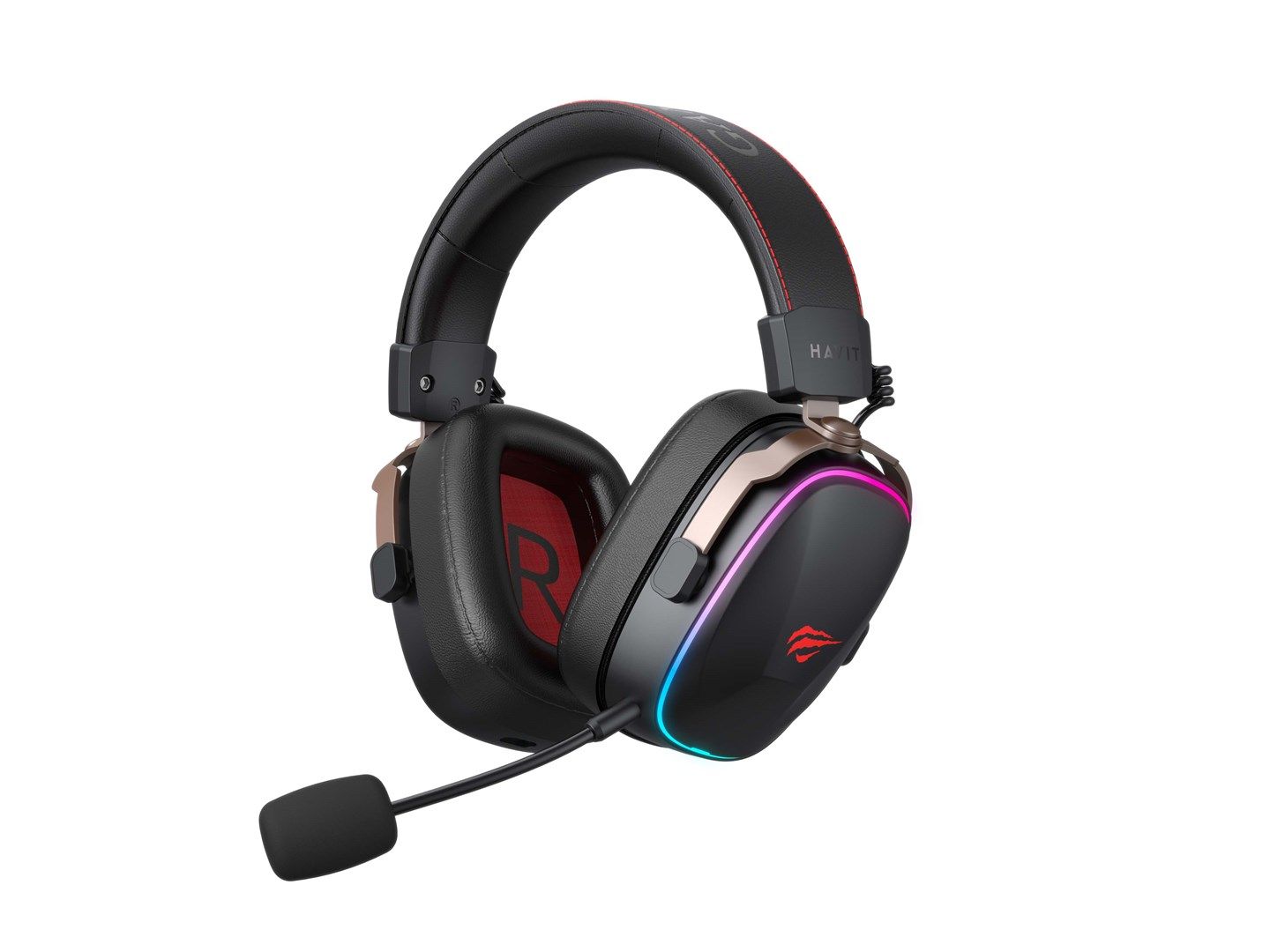 HAVIT Gamenote H2039BG Gaming Headset Black/Red