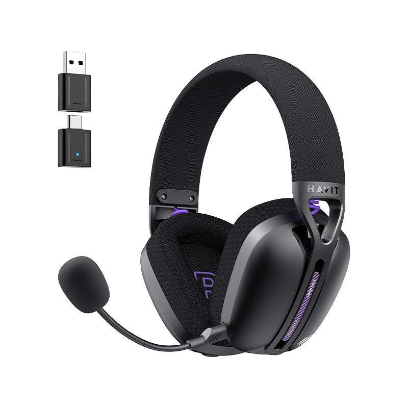HAVIT Gamenote Fuxi-H3 Plus Wireless Bluetooth Gaming Headset Black