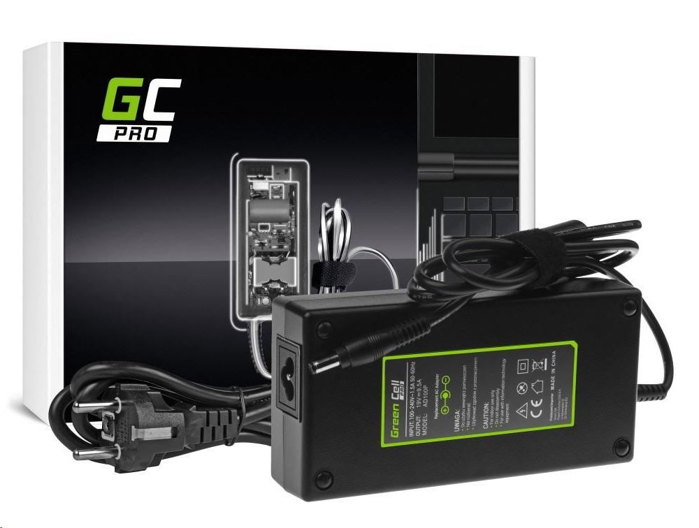 Green Cell AD100P 19V / 9,5A 180W 5,5x2,5mm MSI hálózati notebook töltő