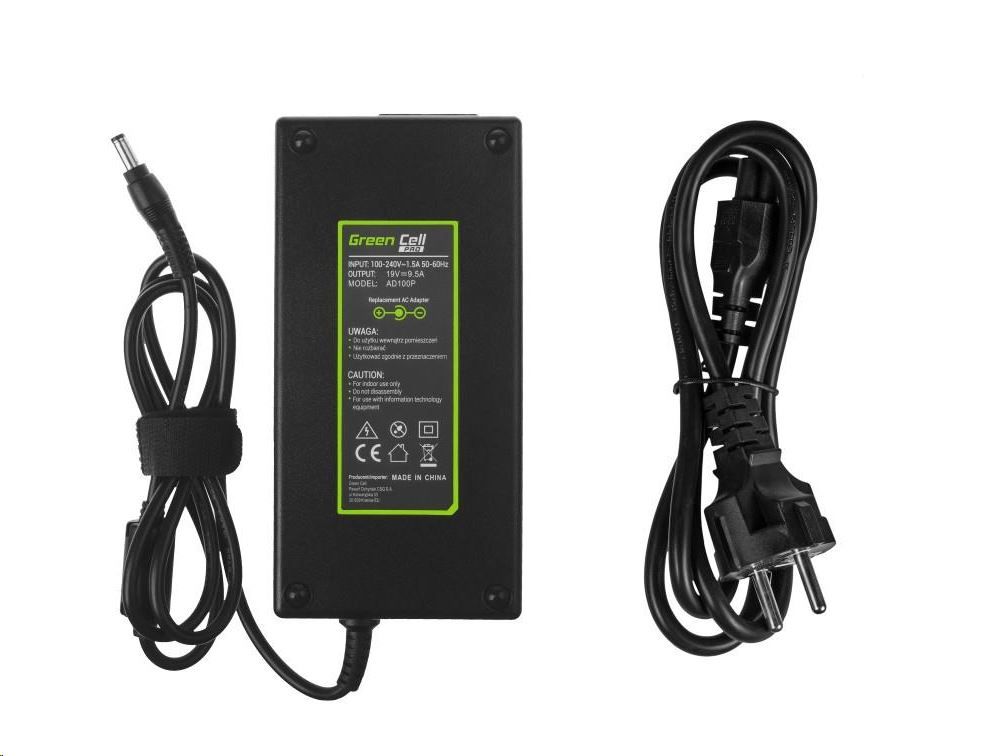 Green Cell AD100P 19V / 9,5A 180W 5,5x2,5mm MSI hálózati notebook töltő
