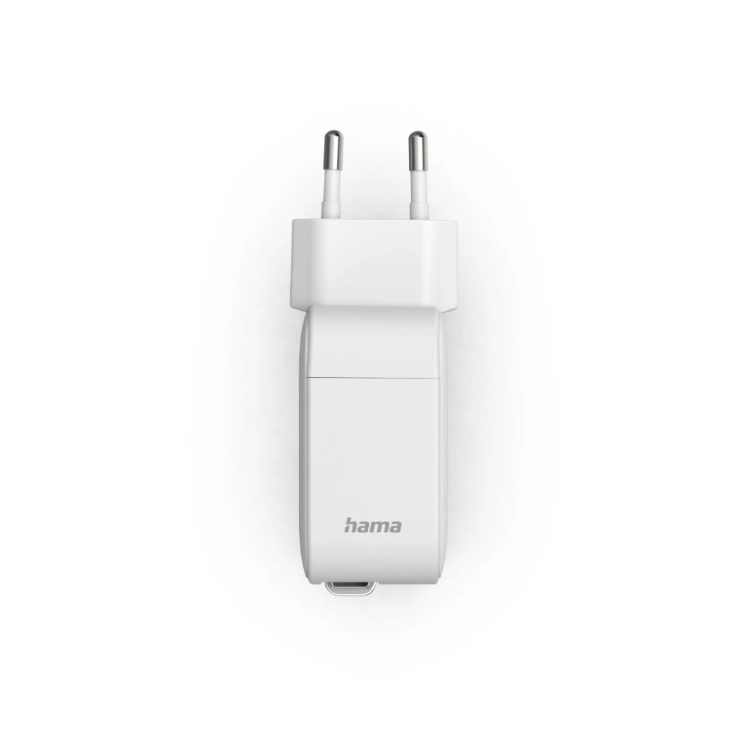 Hama Fast Charger GaN 2xUSB-C PD 65W White