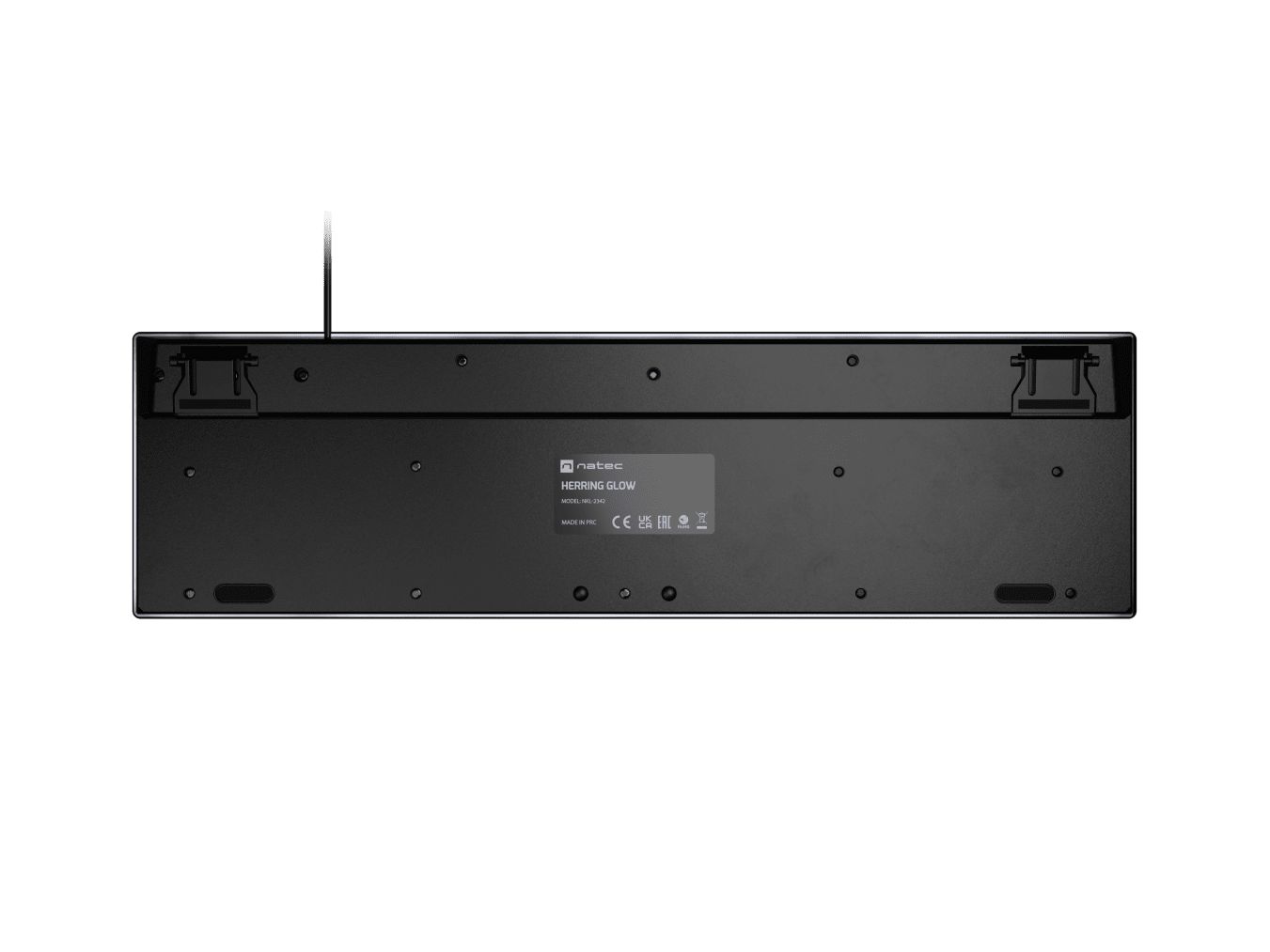 natec Herring Glow Keyboard Black US