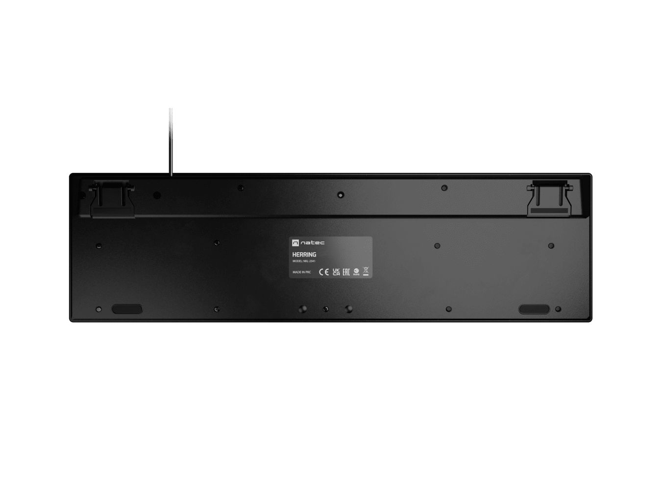 natec Herring Slim Keyboard Black US
