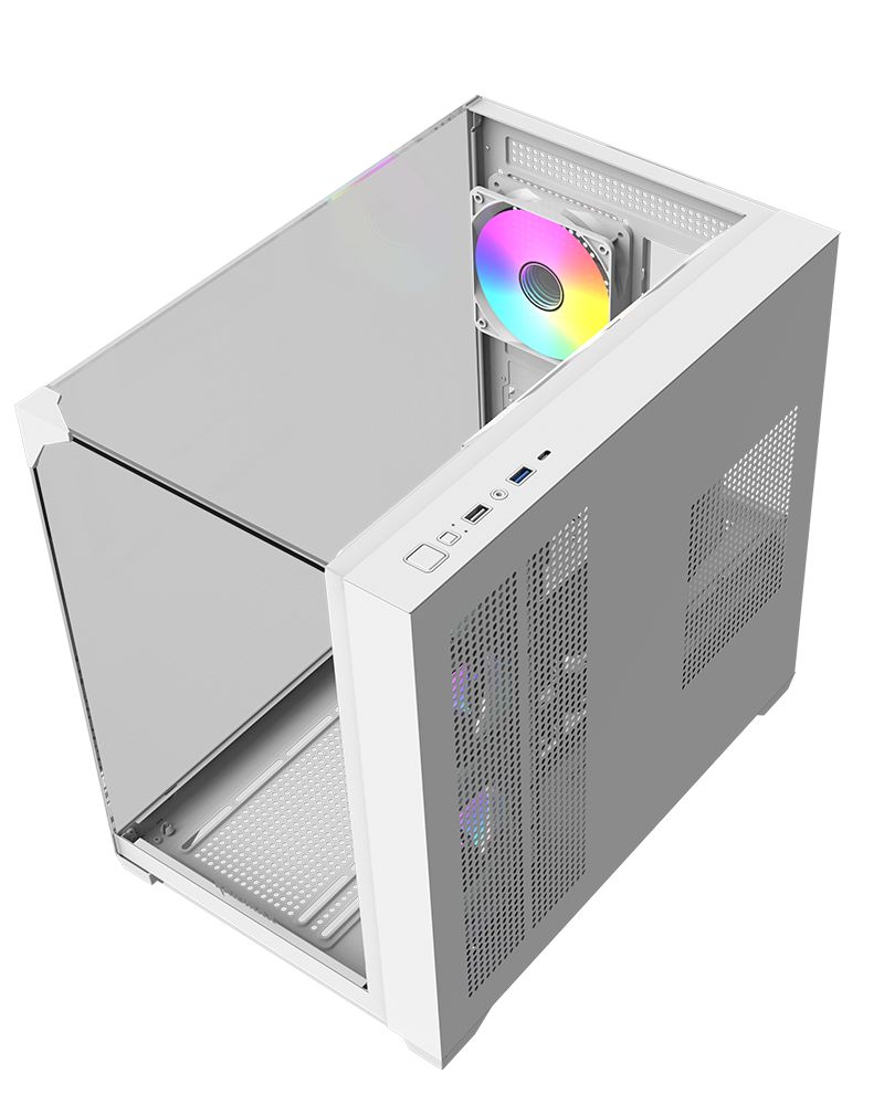 RaidMax i620 RGB Tempered Glass White