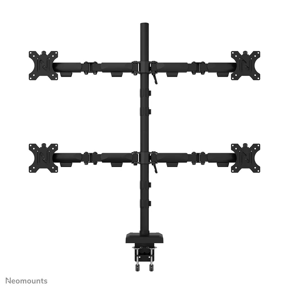 Neomounts DS60-600BL2-2 Quadruple monitor arm 10-32