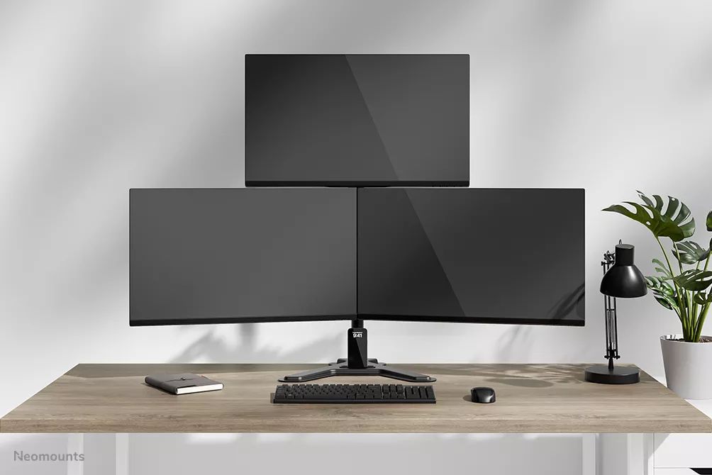 Neomounts DS45-600BL2-1 Triple monitor stand 10-32