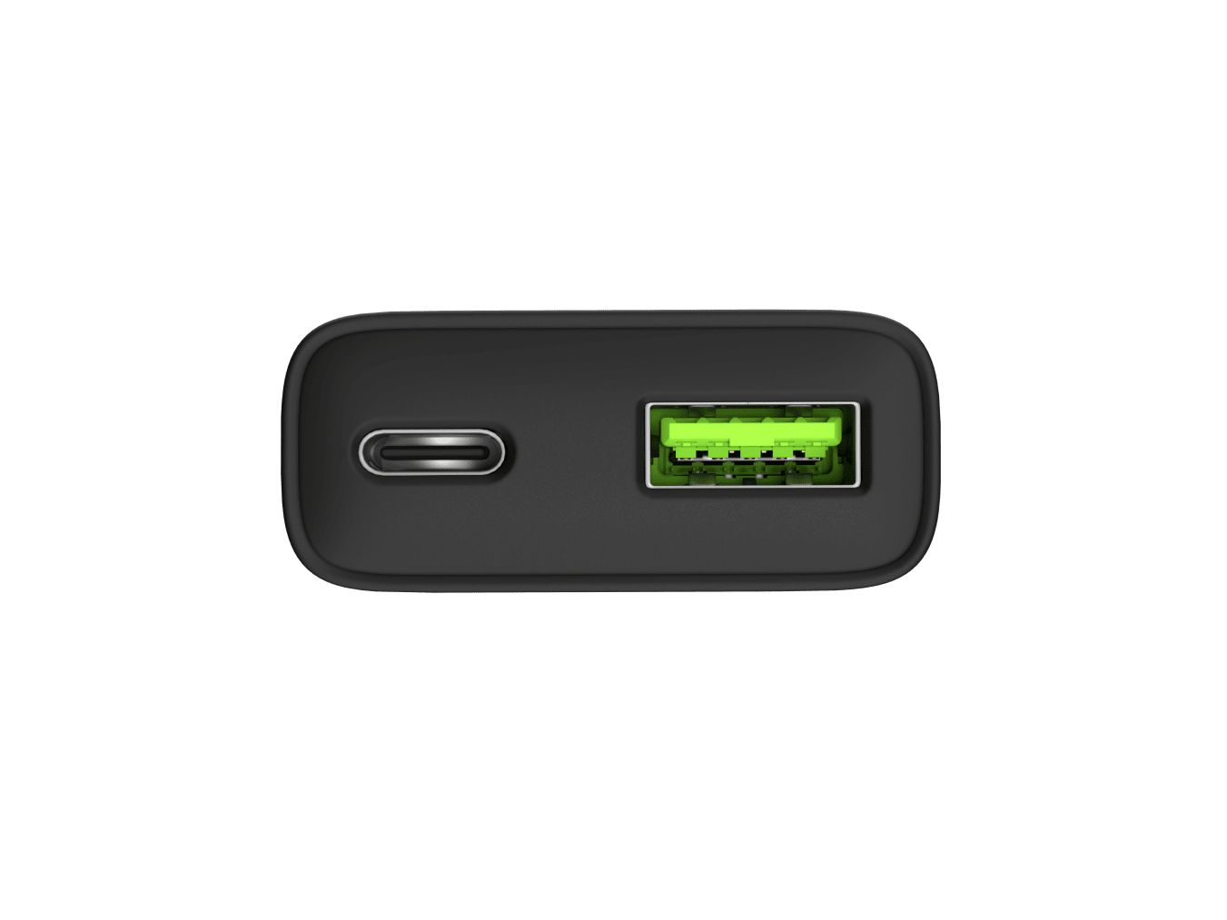 natec Ribera Gan Slim Charger Black