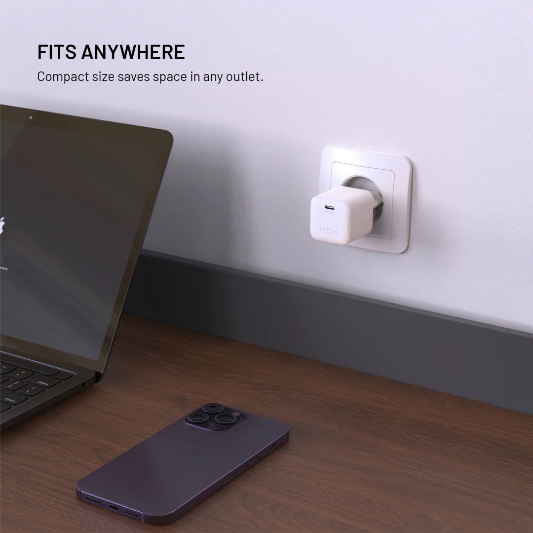 Samsung mini USB-C GaN töltő 65W, fehér