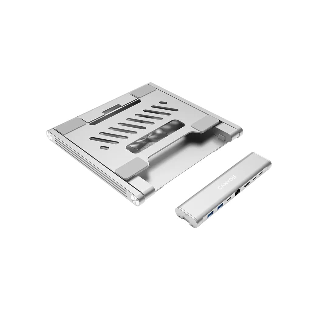 Canyon CNS-SDS2 Latop Stand with Hub Silver