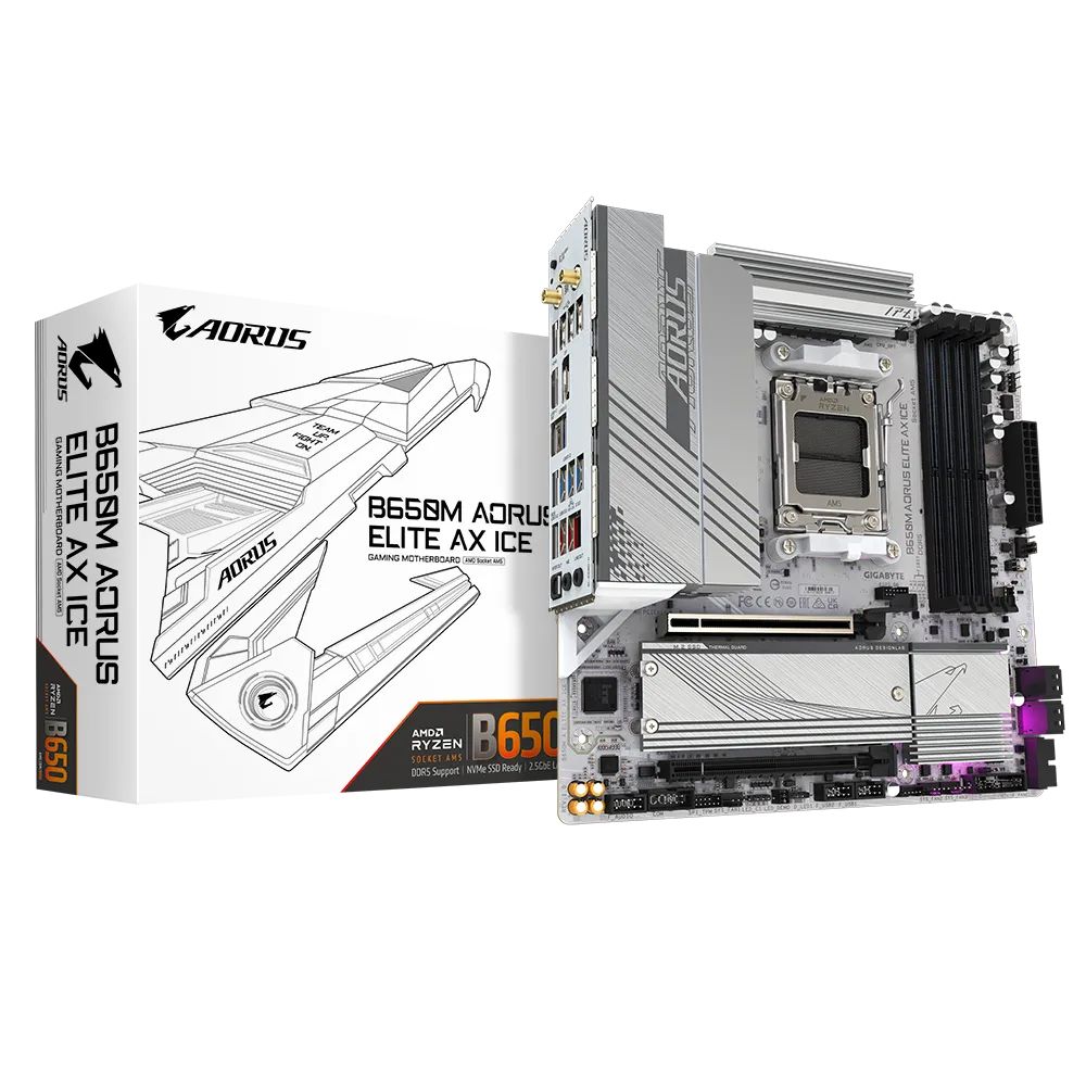 Gigabyte B650M AORUS ELITE AX ICE