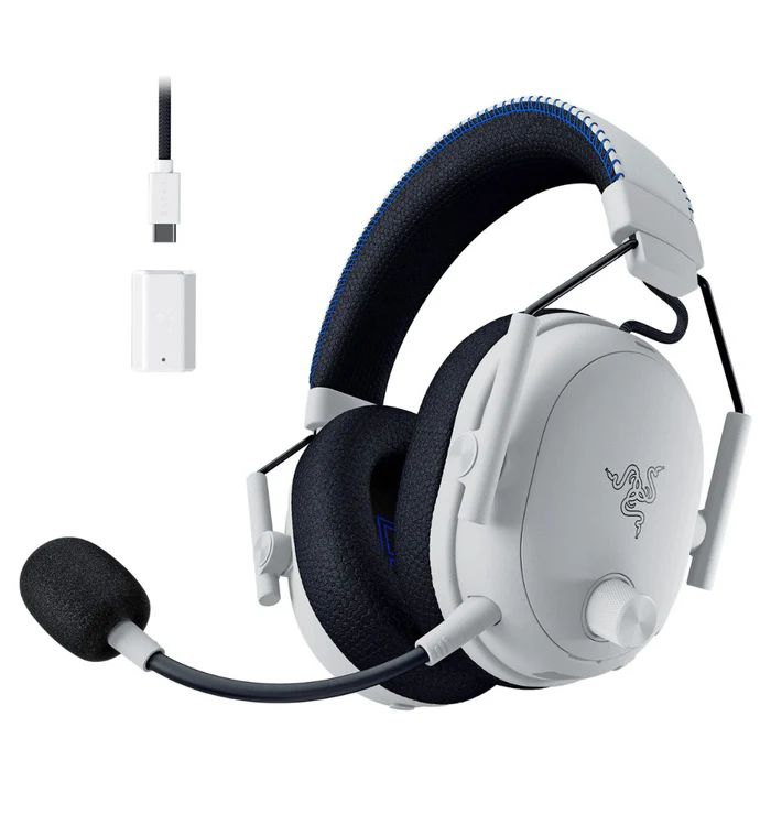 Razer Blackshark V3 Pro Wireless Bluetooth Headset for Playstation White