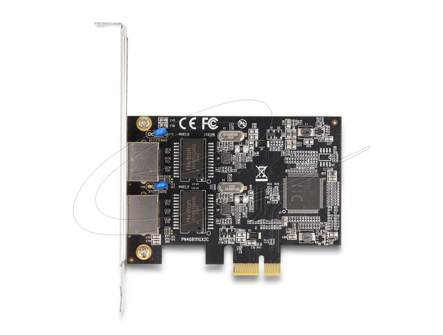 DeLock PCI Express Network Card Gigabit LAN 2xRJ45