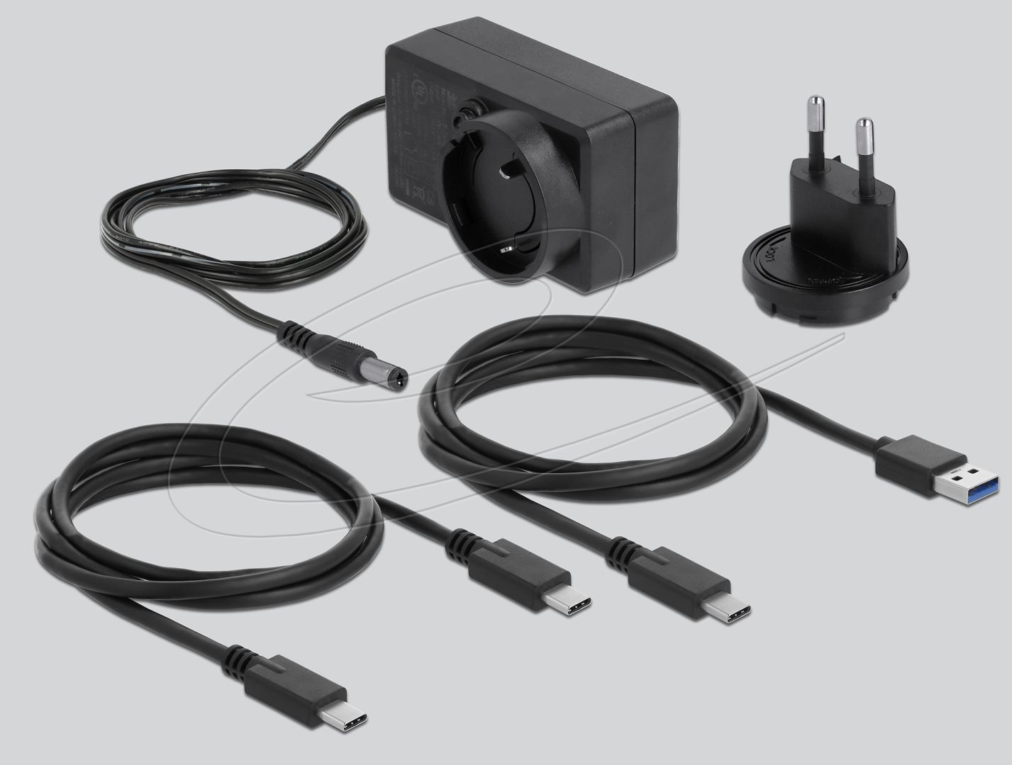 DeLock External Enclosure for 3.5″ SATA HDD Transparent