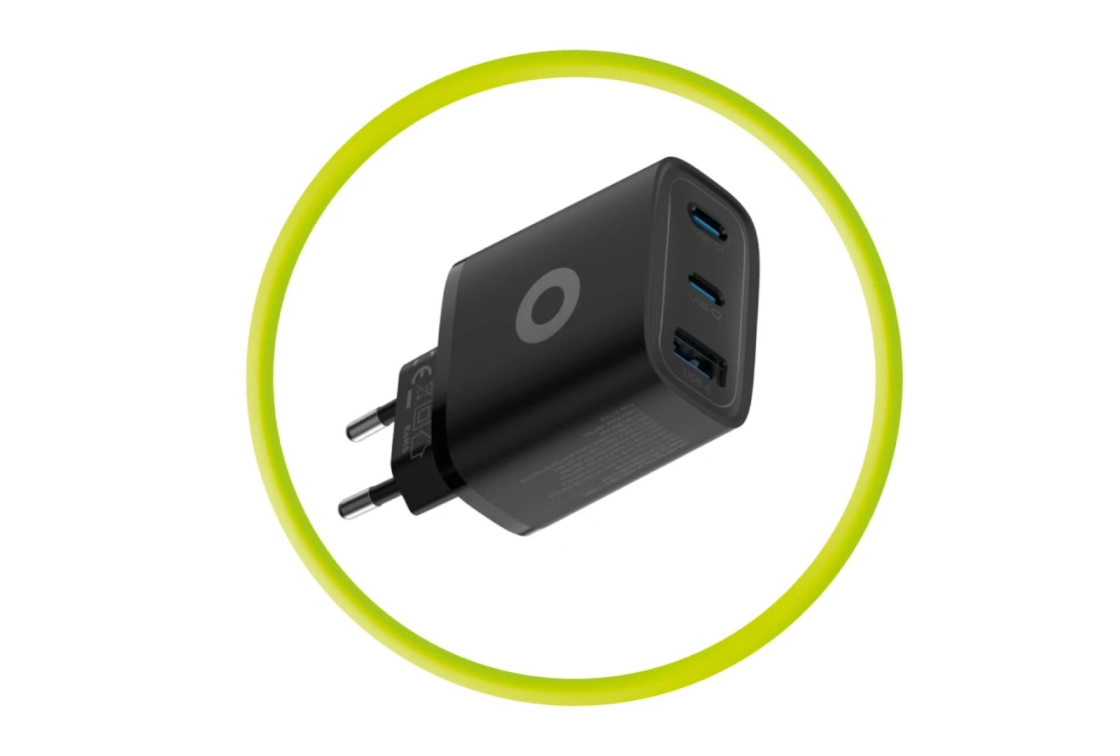 Mobile Origin Mobile Origin GaN 40W Wall Charger MO13, black 1 USB-A + 2 USB-C Black
