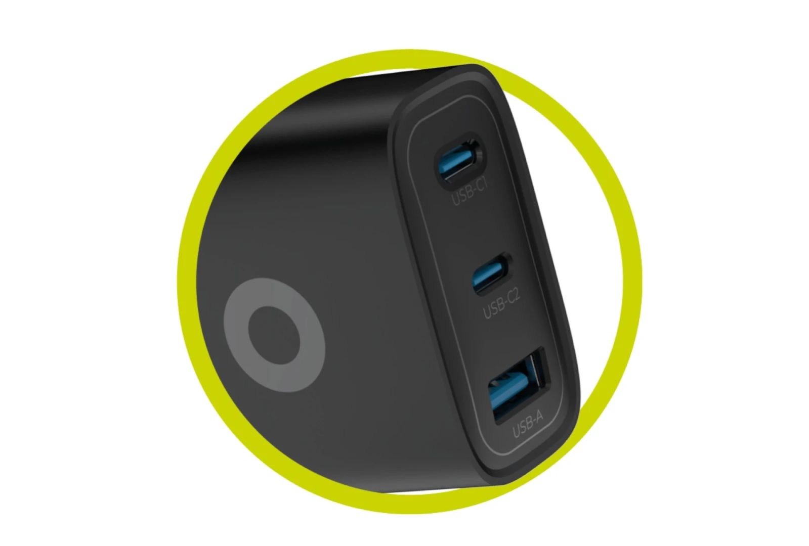 Mobile Origin Mobile Origin GaN 40W Wall Charger MO13, black 1 USB-A + 2 USB-C Black