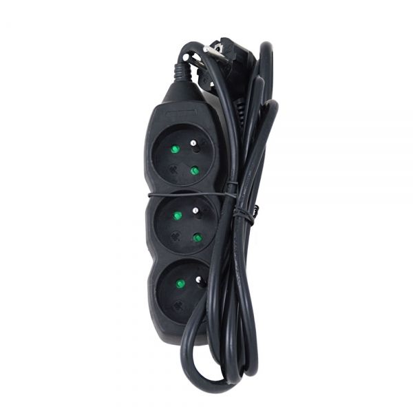 Esperanza Hálózati Elosztó 3DIN 1,5m Black