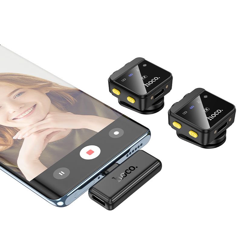 Hoco L17 lavalier  Wireless microphone Black