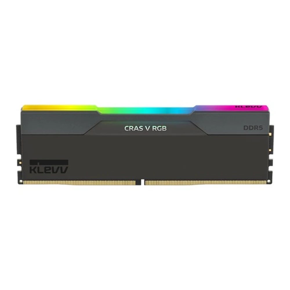 Klevv 32GB DDR5 6000MHz Kit(2x16GB) Cras V RGB for AMD Obsidian Black