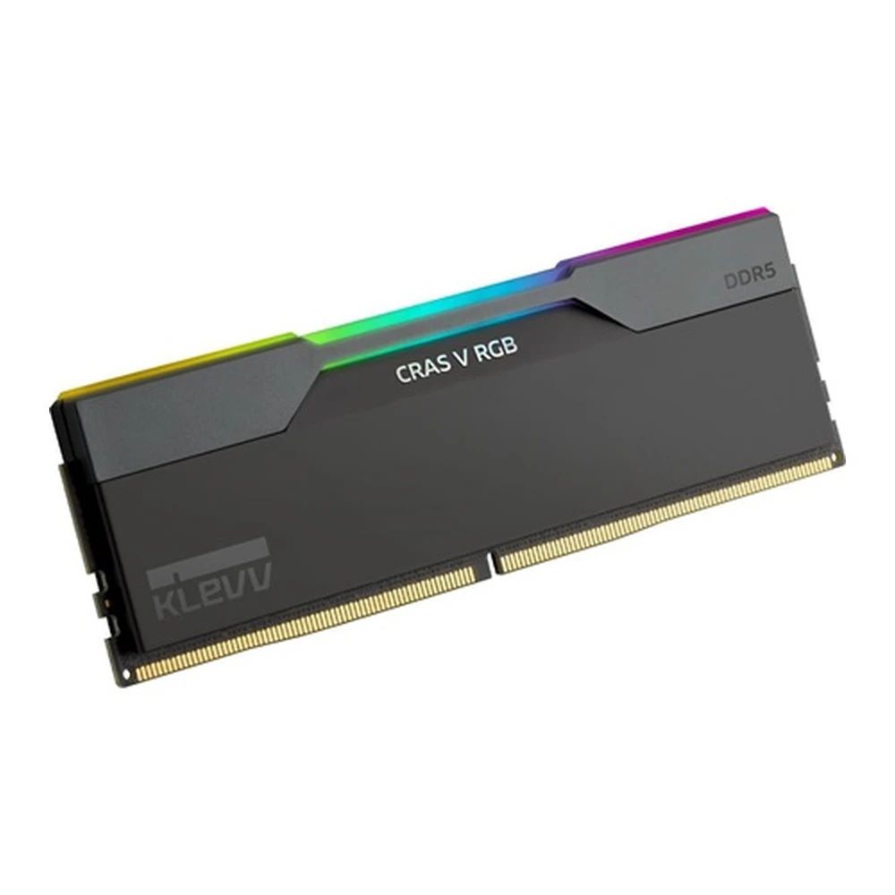 Klevv 32GB DDR5 6000MHz Kit(2x16GB) Cras V RGB for AMD Obsidian Black