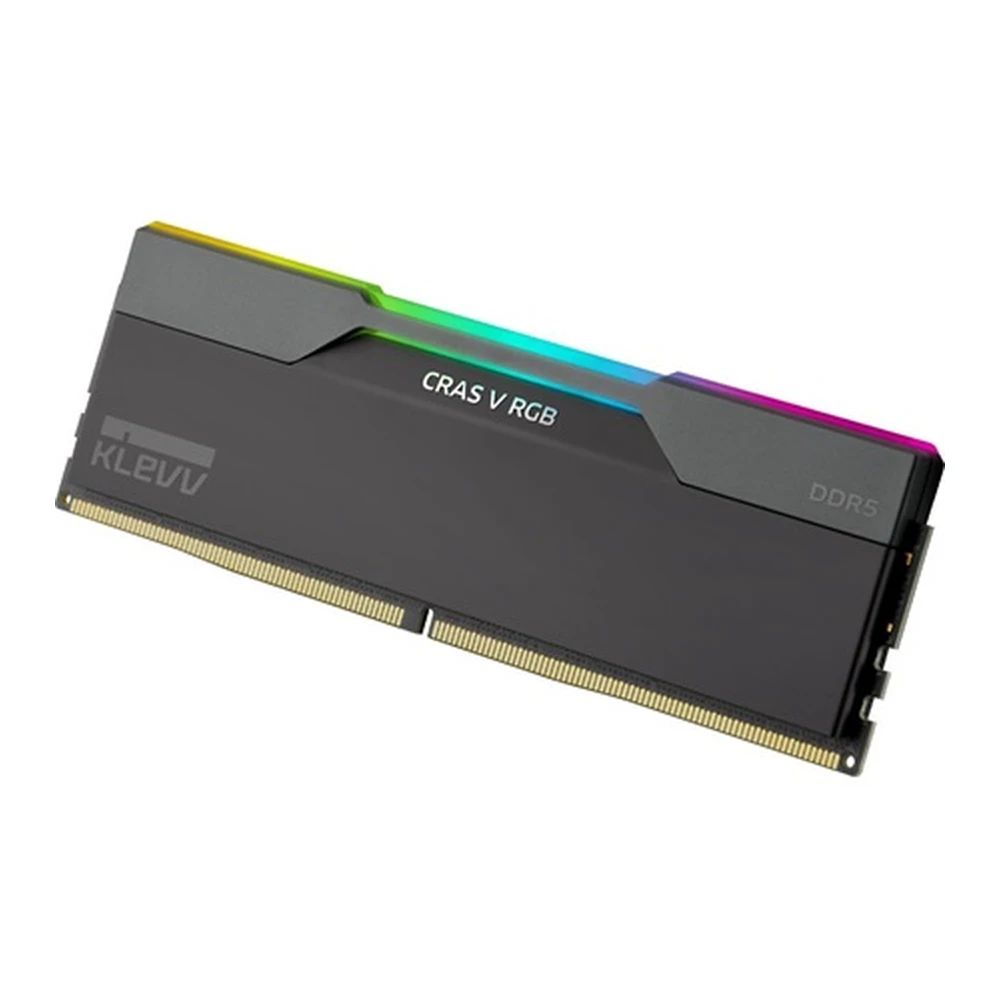 Klevv 32GB DDR5 6000MHz Kit(2x16GB) Cras V RGB for AMD Obsidian Black