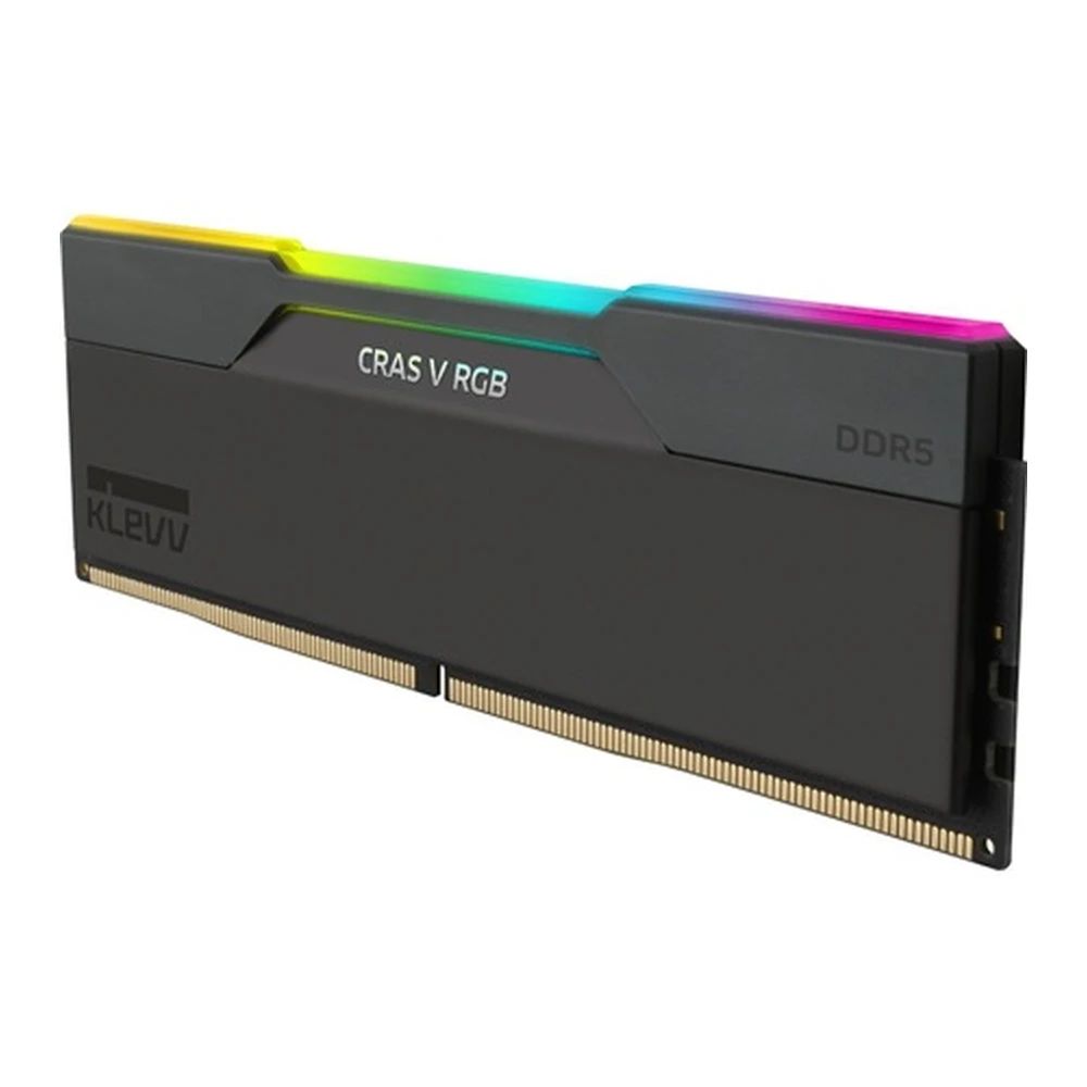 Klevv 32GB DDR5 6000MHz Kit(2x16GB) Cras V RGB for AMD Obsidian Black