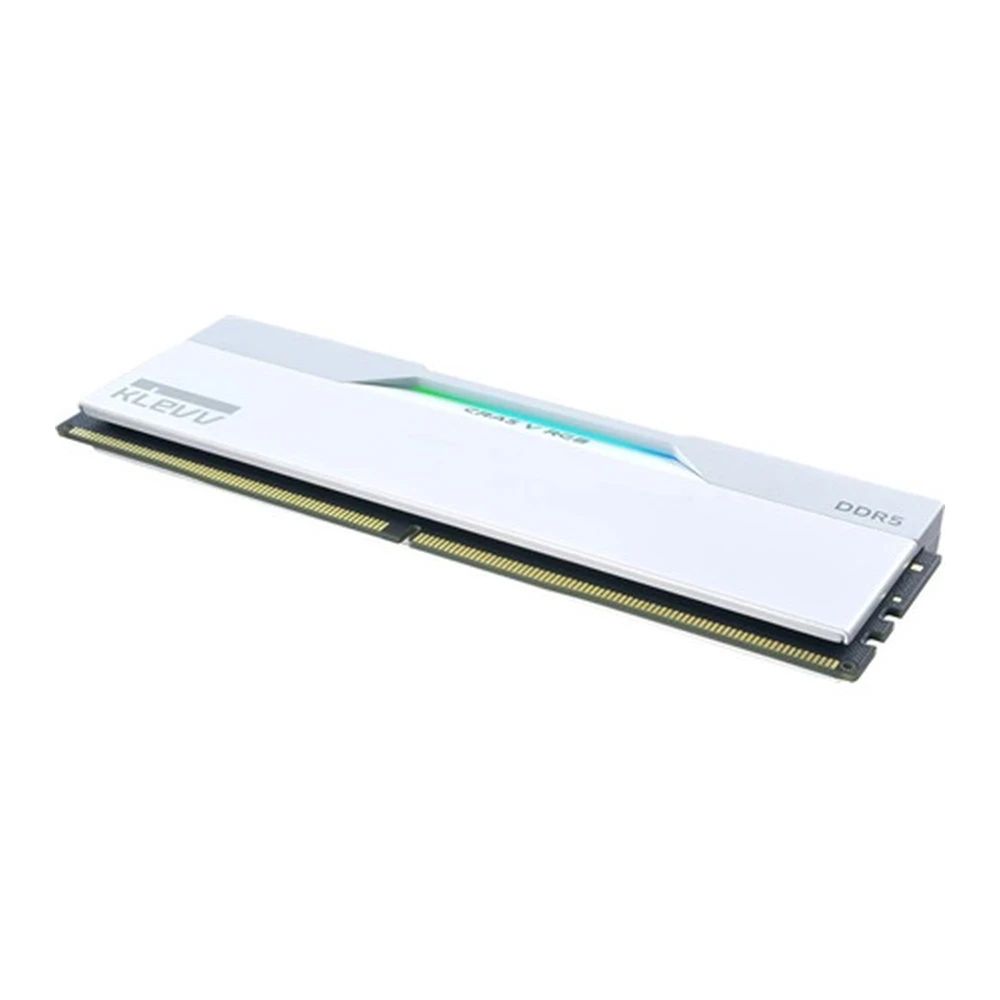 Klevv 64GB DDR5 6000MHz Kit(2x32GB) Cras V RGB Brilliant White