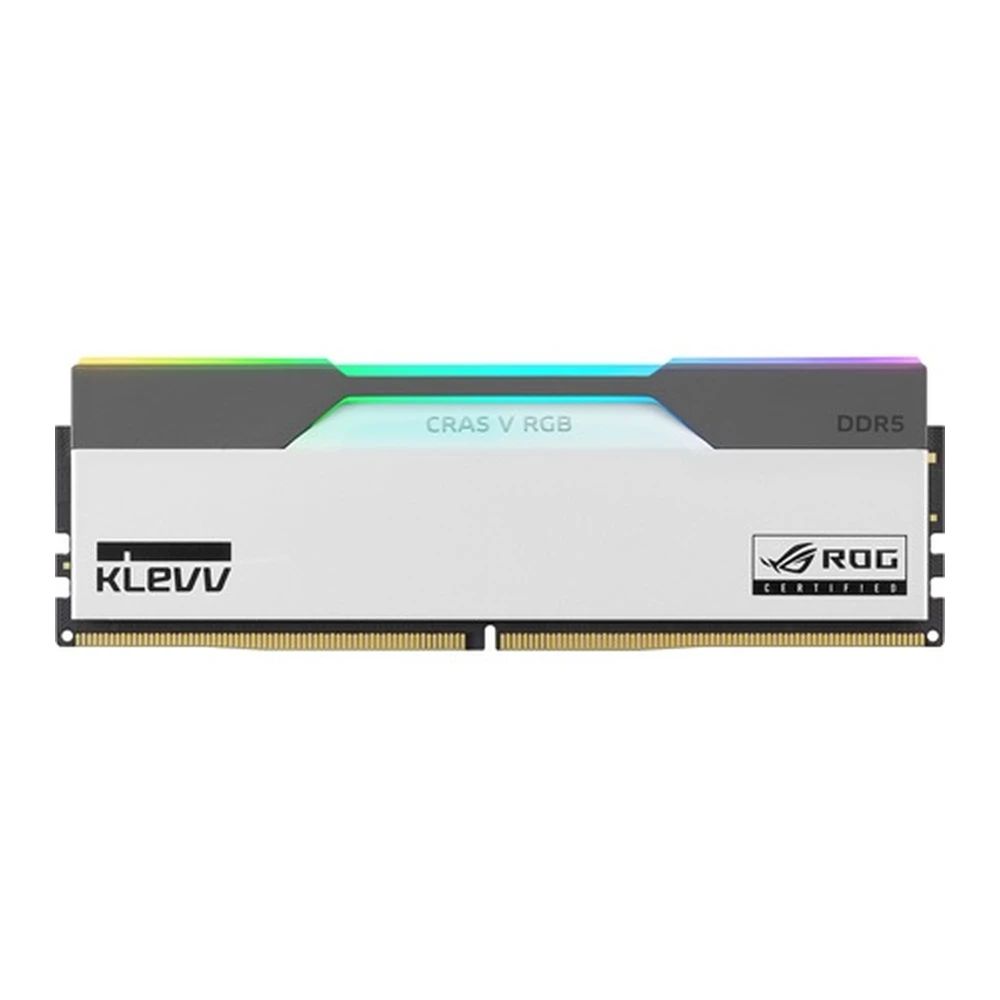 Klevv 32GB DDR5 6200MHz Kit(2x16GB) Cras V RGB ROG White/Grey