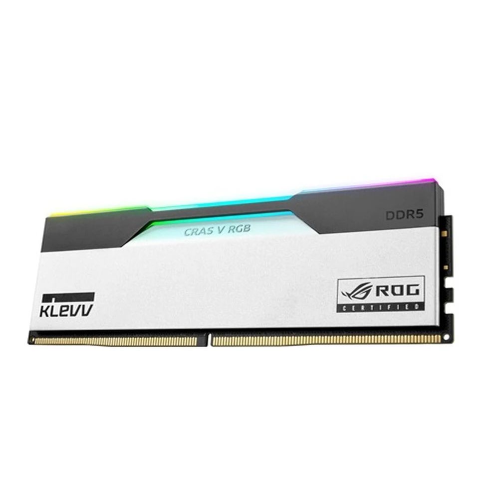 Klevv 32GB DDR5 6200MHz Kit(2x16GB) Cras V RGB ROG White/Grey