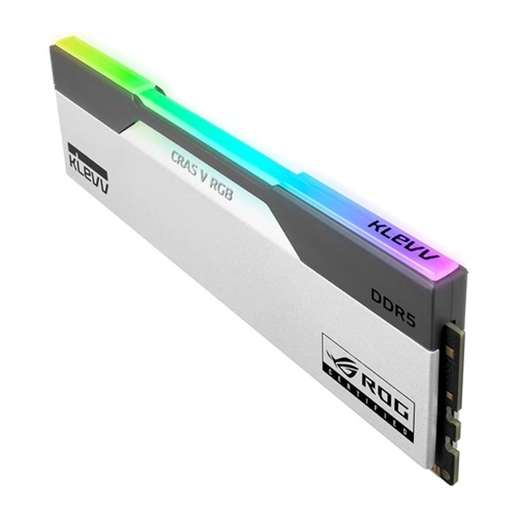 Klevv 32GB DDR5 6200MHz Kit(2x16GB) Cras V RGB ROG White/Grey