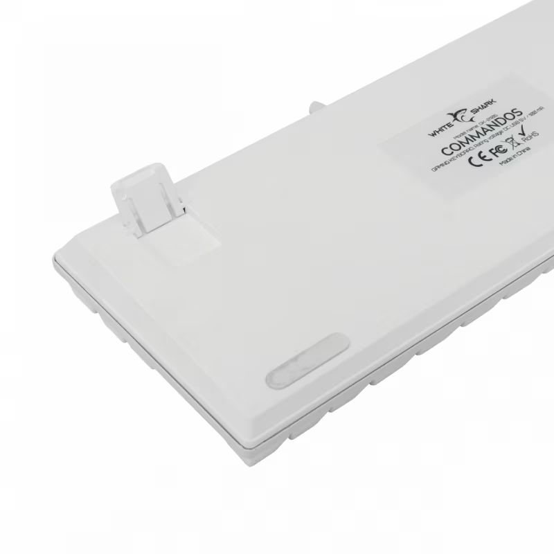 White Shark GK-2106W Commandos Red Switch Mechanical Gaming Keyboard White US