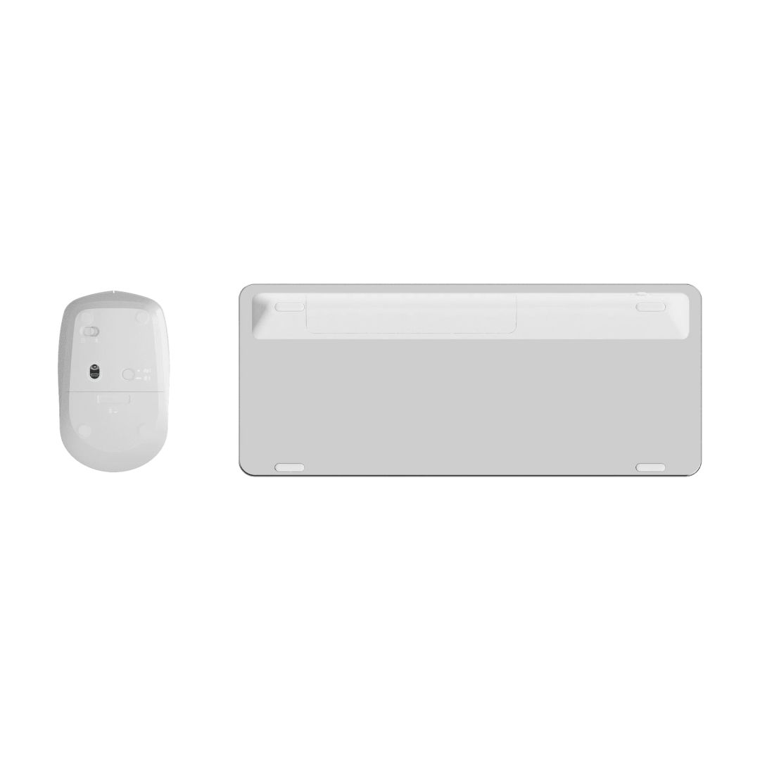 Rapoo 9010M Multi-mode Wireless Ultra-slim Desktop Combo White HU
