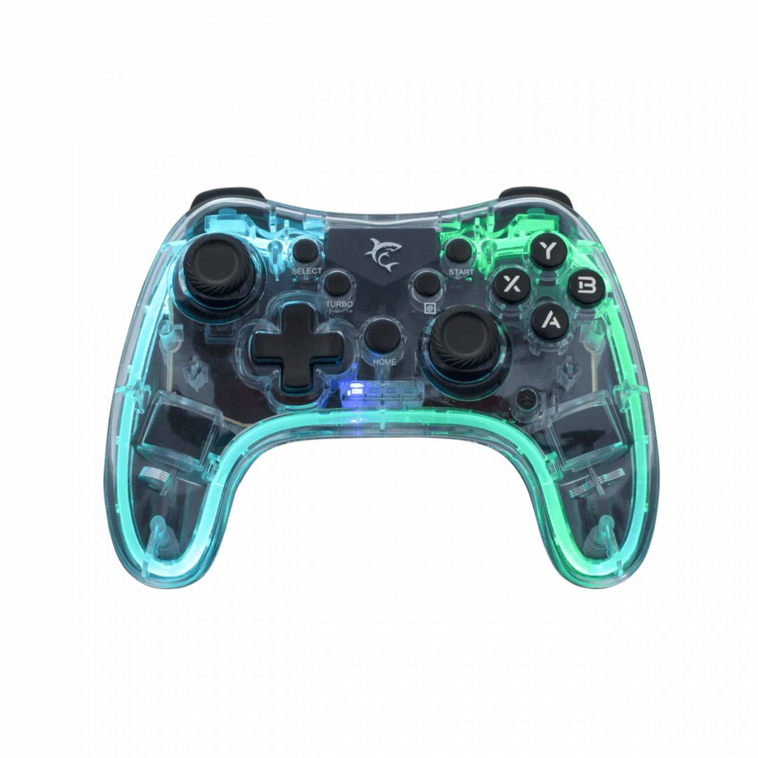 White Shark Legion Bluetooth Gamepad Transparent
