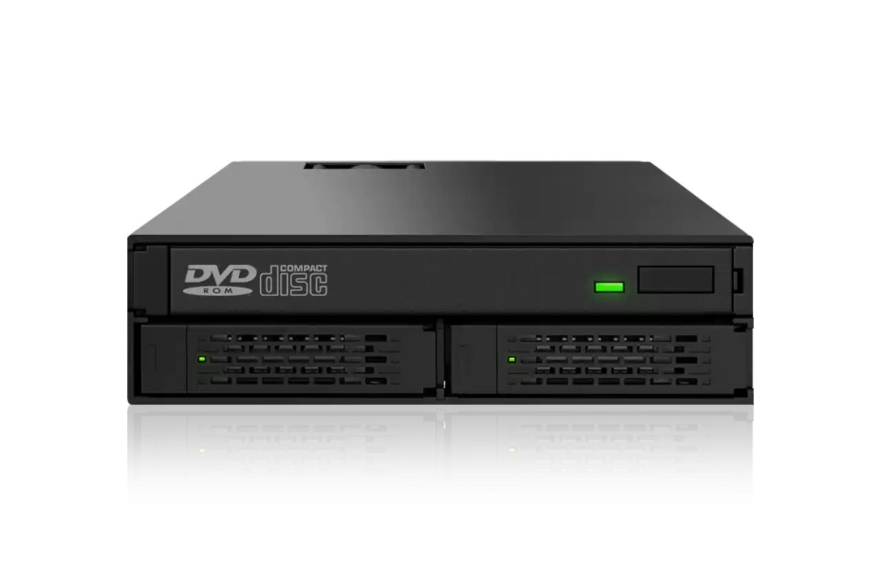 IcyDock ToughArmor MB994IPO-3SB Rugged Full Metal 2 Bay 2.5