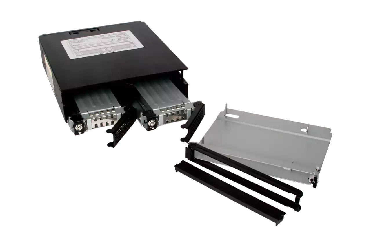 IcyDock ToughArmor MB994IKO-3SB Rugged Full Metal 2 Bay 2.5