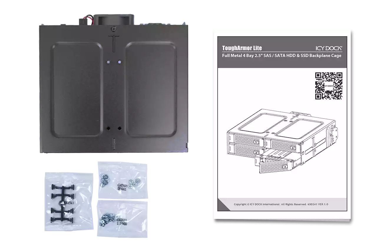 IcyDock ToughArmor MB607SP-B Rugged 4 x 2.5
