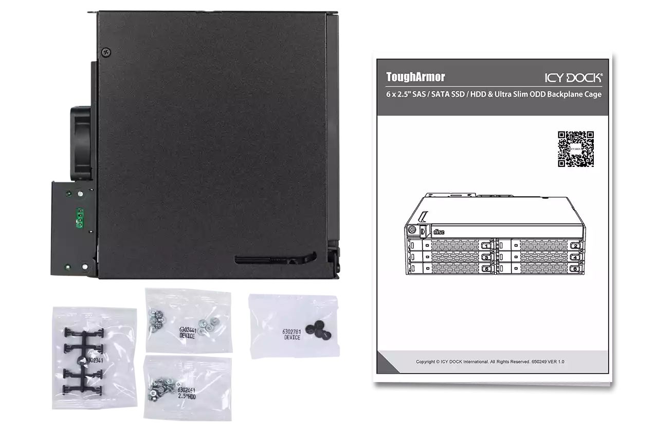 IcyDock ToughArmor MB606SPO-B 6 x 2.5