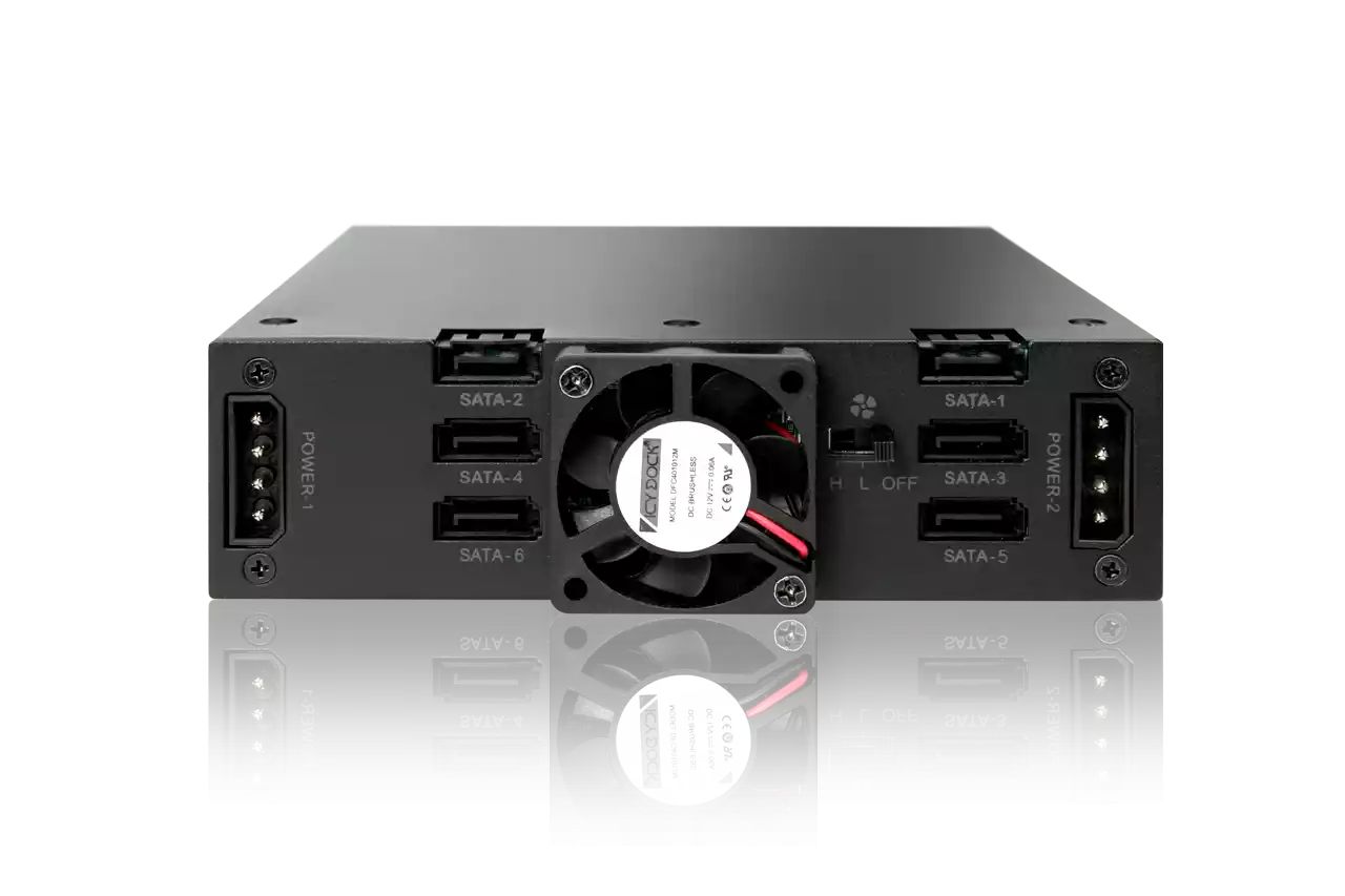 IcyDock ToughArmor MB996SP-6SB Rugged Full Metal 6 Bay 2.5