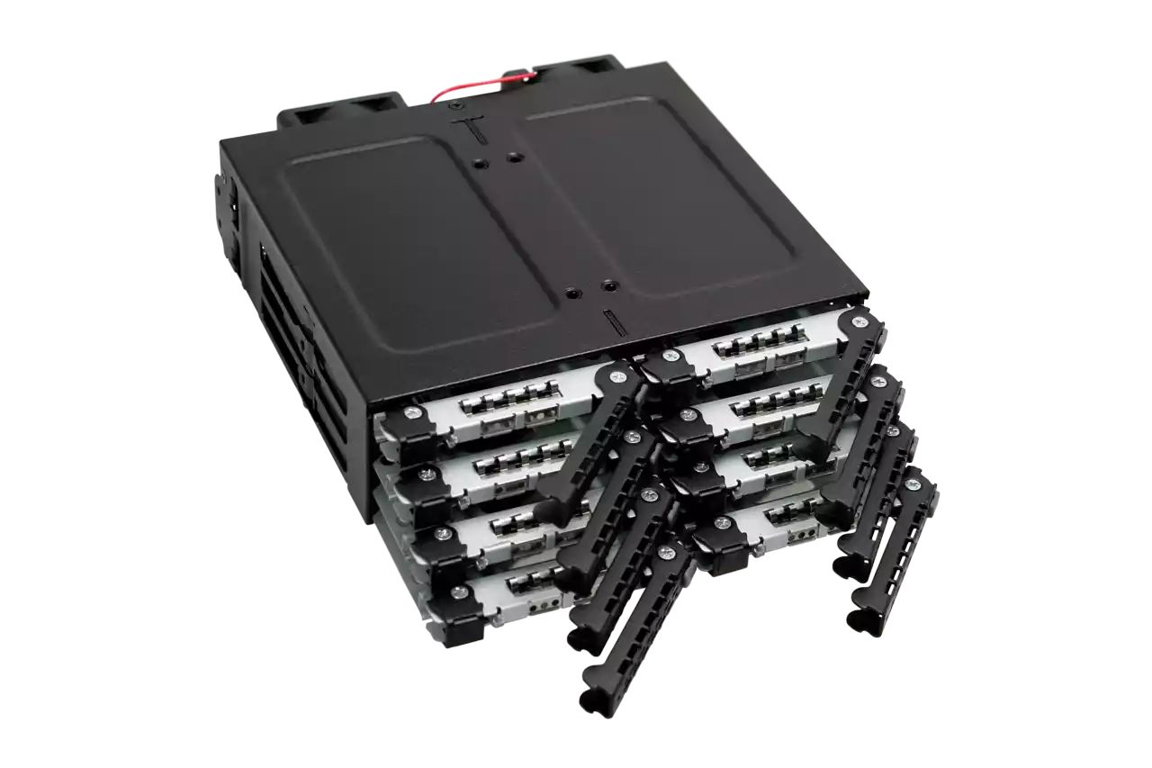 IcyDock ToughArmor MB998SP-B Rugged Full Metal 8 Bay 2.5