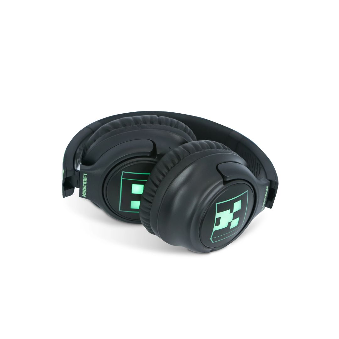 OTL Technologies Minecraft LED Light Up Bluetooth Headset Black/Green