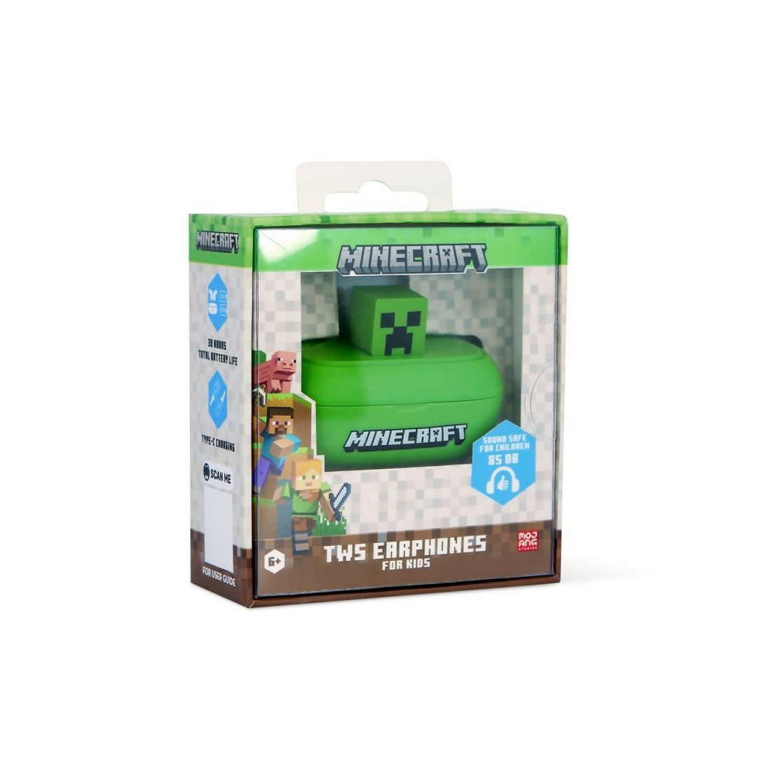 OTL Technologies Minecraft 3D TWS Bluetooth Headset Green