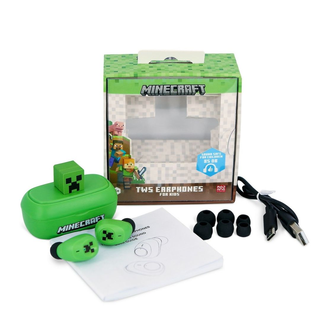 OTL Technologies Minecraft 3D TWS Bluetooth Headset Green