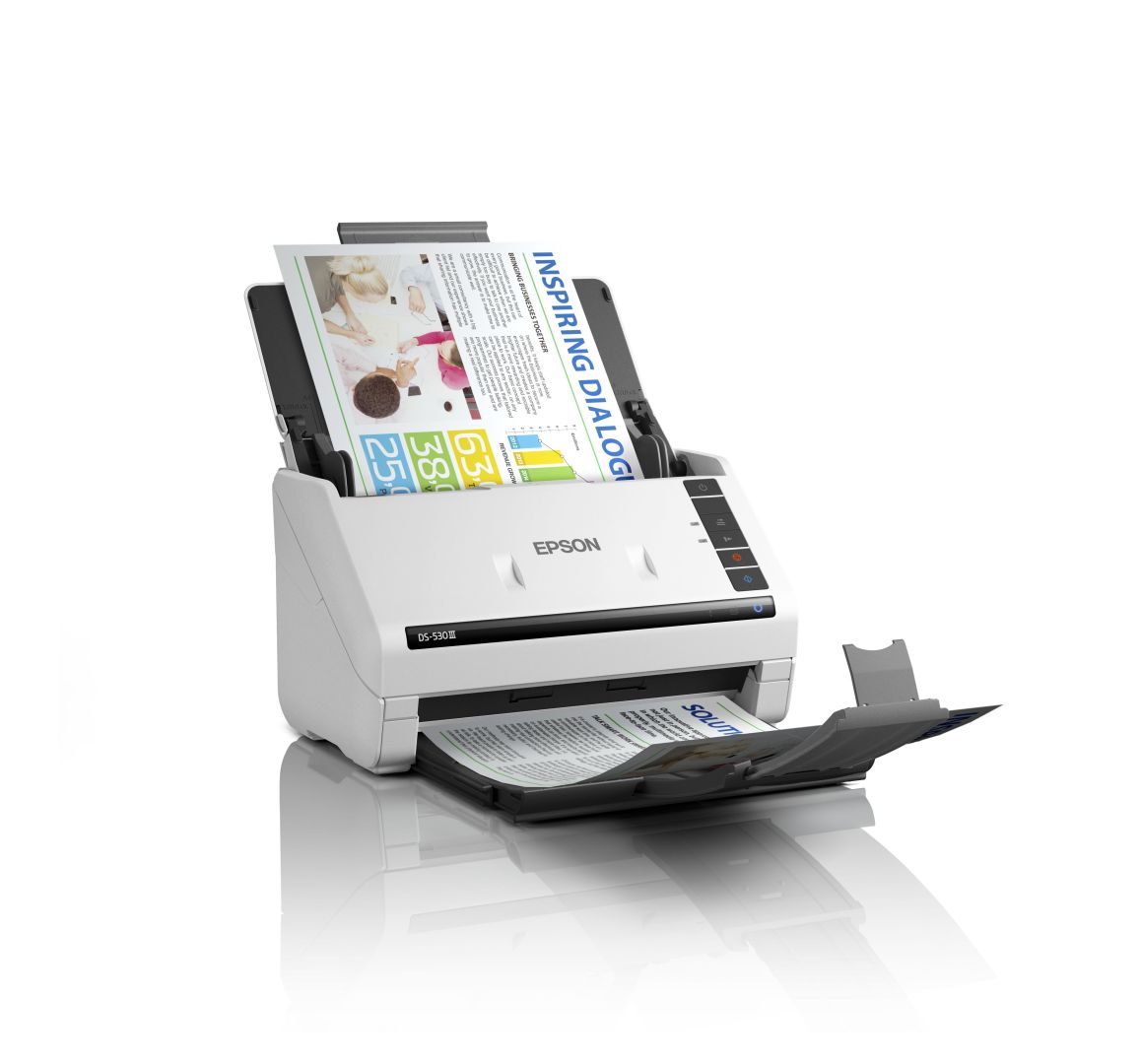 Epson WorkForce DS-530III Lapáthúzos Szkenner White