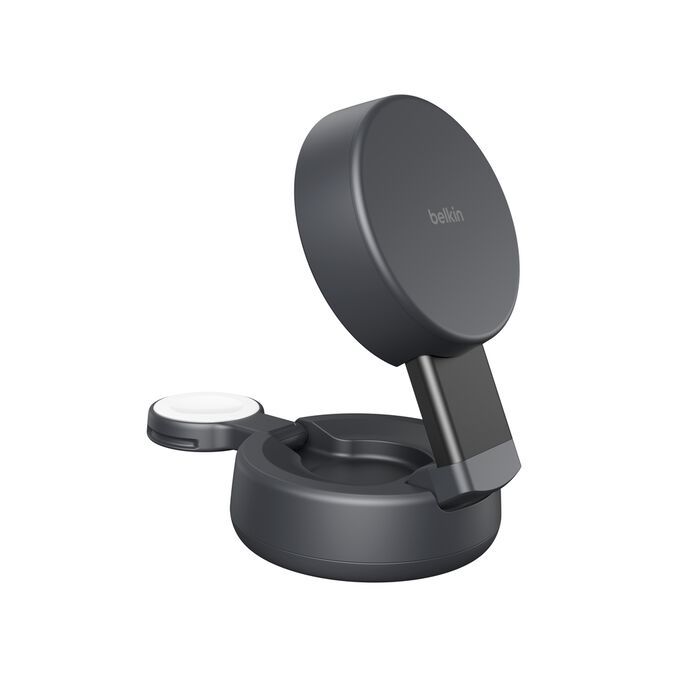 Belkin UltraCharge Pro 25W Qi2 magnetic 2-in-1 Charger Black