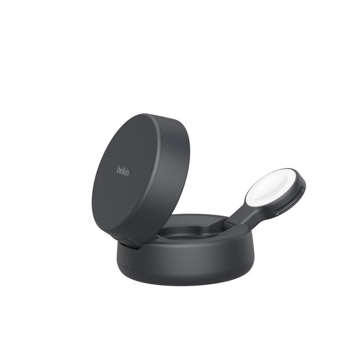 Belkin UltraCharge Pro 25W Qi2 magnetic 2-in-1 Charger Black