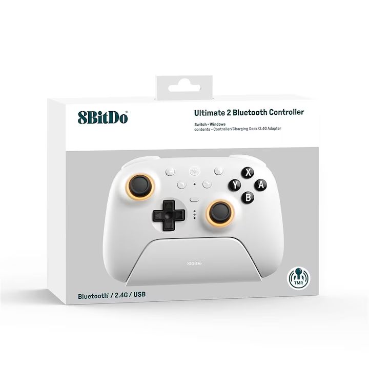 8BitDo Ultimate 2 Wireless Bluetooth Gamepad White
