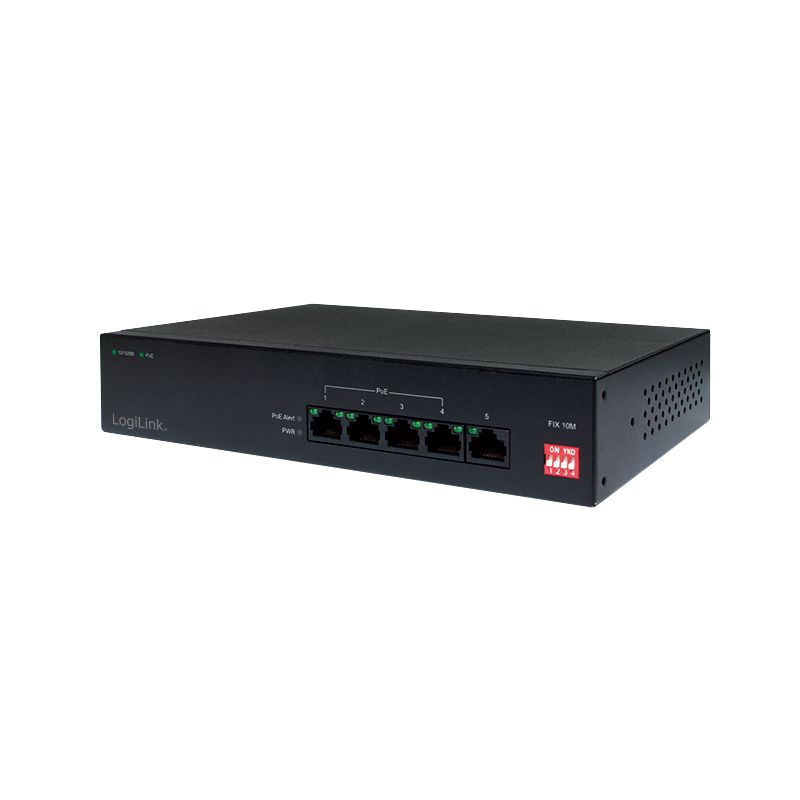 Logilink NS0098 5-Port 10/100M PoE Switch