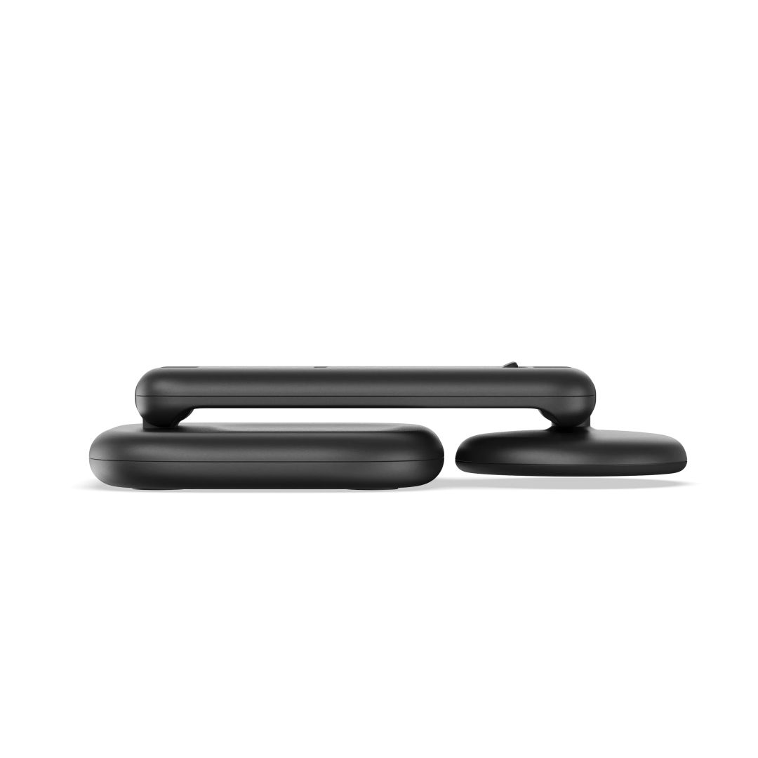 Satechi 3-in-1 Foldable Wireless Charging Stand with Qi2 25W Space Black