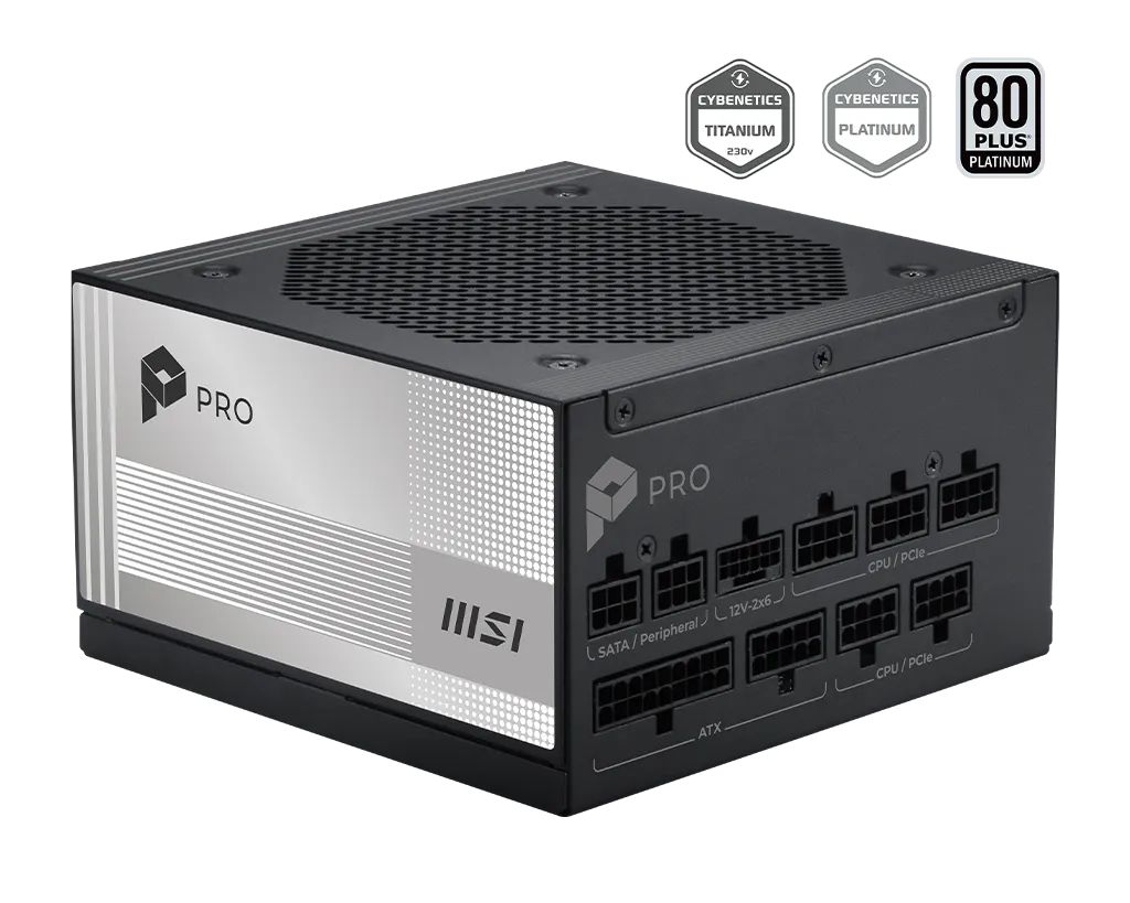 Msi 850W 80+ Platinum PRO A850PL PCIE5