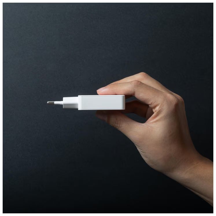 Native Union Pocket GaN Charger 2xUSB-C PD 65W White