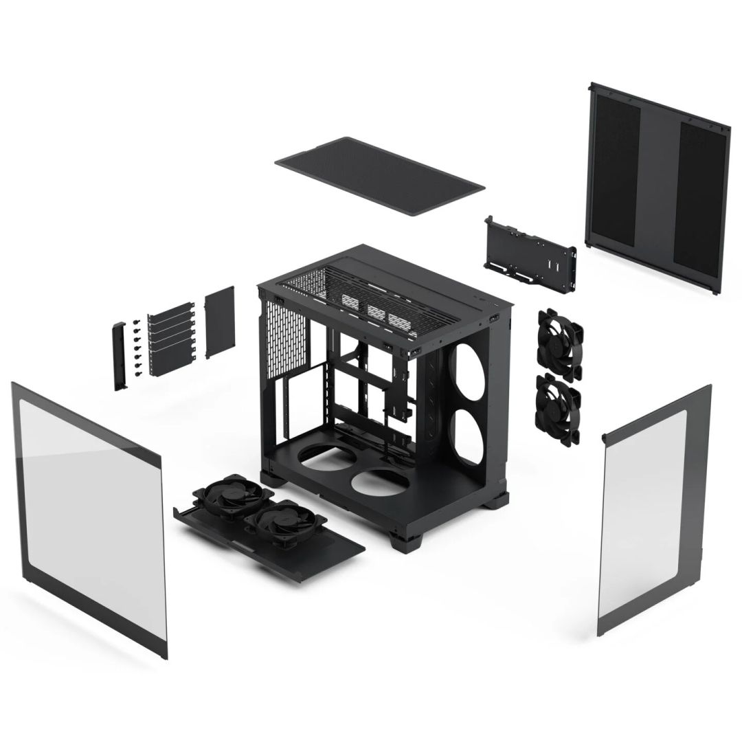 Fractal Design Pop 2 Vision Tempered Glass Black